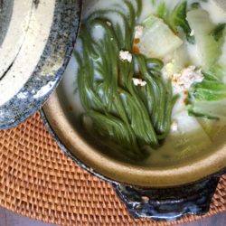 豆乳鍋withわかめ麺